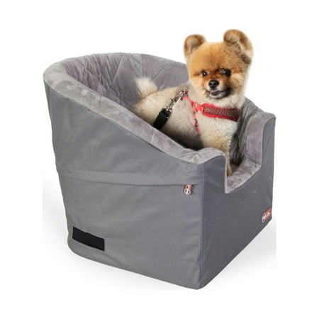 UPC: 0655199637430 | K&H Pet Products Bucket Booster Dog Car Seat Knockdown Gray/Gray Small