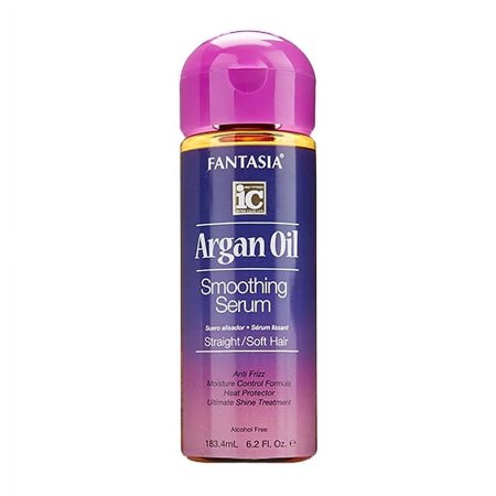 Fantasia IC Argan Oil Smoothing Serum Straight and Soft Hair 6.2 Oz, 6 Pack