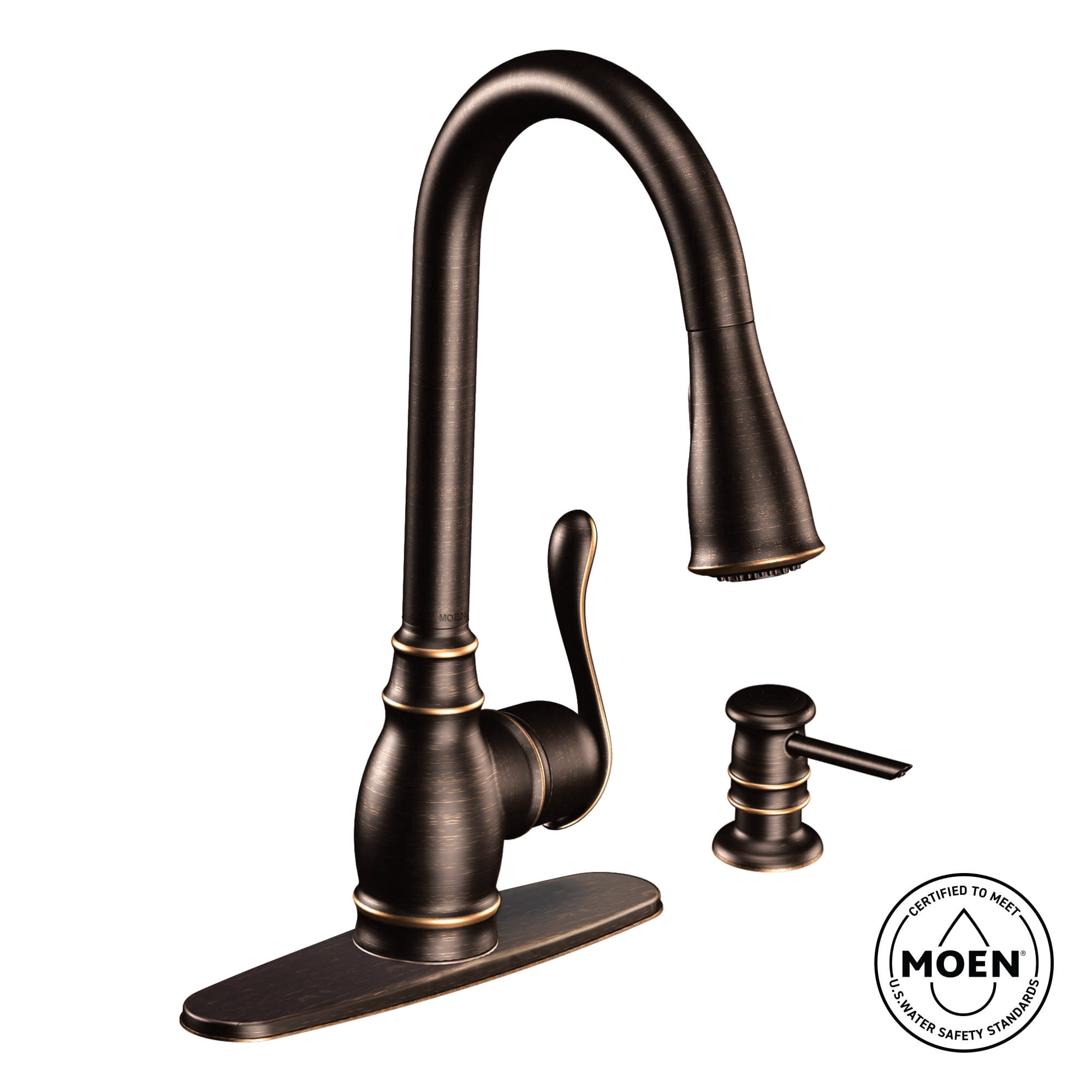 Moen Ca87003 Pull-Down Kitchen Faucet, Chrome Plated