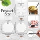 thumbnail image 2 of 18 piezas de placa de identificación en blanco para sublimación, diseño de flor o sol, para tapa de vaso, de MDF, de tablero duro., 2 of 6