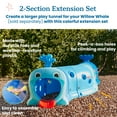 thumbnail image 3 of ECR4Kids Willow Climb-N-Crawl Whale, 2-Section Extension Set, Add-on Item, Capri Blue/French Blue, 3 of 9