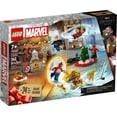 thumbnail image 3 of LEGO Marvel Avengers 2023 Advent Calendar 76267 Holiday Countdown Playset with Daily Collectible Surprises and 7 Super Hero Minifigures such as Doctor Strange, Captain America, Spider-Man and Iron Man, 3 of 8