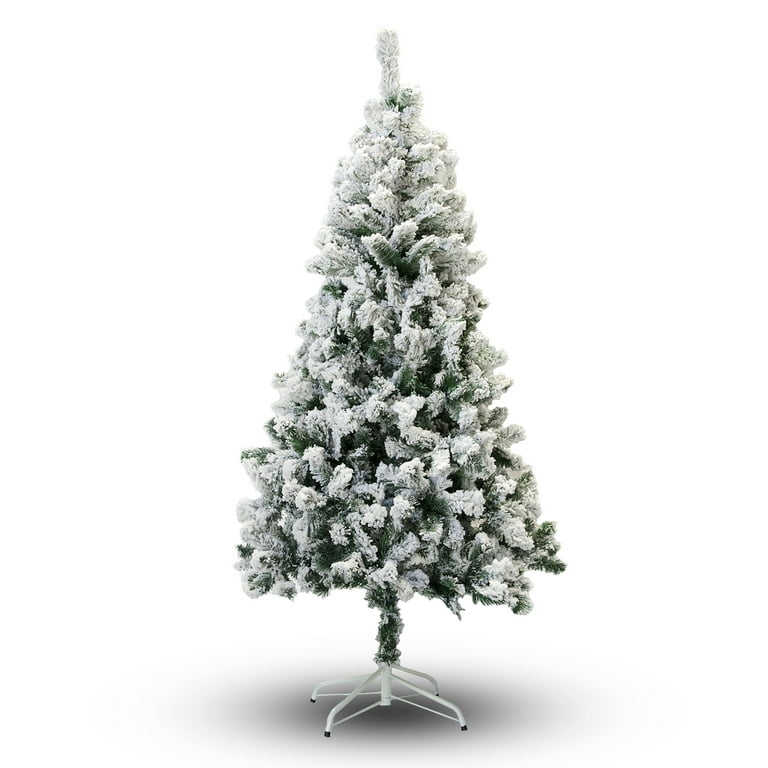 Perfect Holiday 8' Snow Flocked Artificial Christmas Tree - Walmart.com