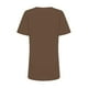 thumbnail image 4 of Camisa informal de manga corta para mujer - Top holgado con mezcla de rayón - Tallas S-XXXXXXL - Lavable a máquina, 4 of 5