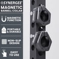 thumbnail image 2 of Synergee Black Magnetic Barbell Collars Locking 2" Weight Clamps, 2 of 6