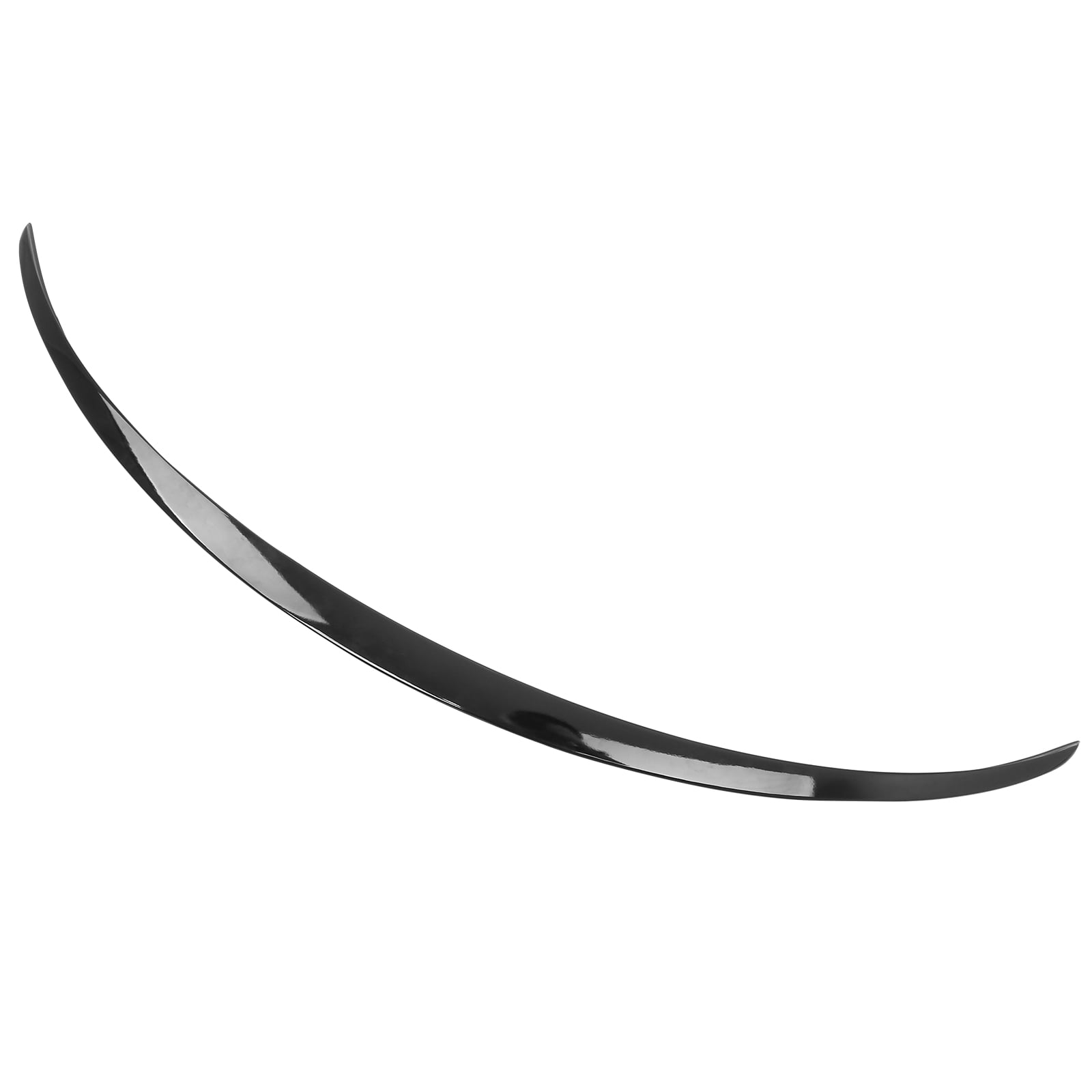 Ikon Motorsports Rear Trunk Spoiler for 2020-2025 Tesla Model Y, Rear Trunk Lip Spoiler Wing OE Style ABS Plastic Gloss Black