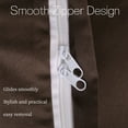 thumbnail image 6 of Solid Color Microfiber Bedding Set – Luxuriously Soft, Durable & Breathable, All Season Comforter/Duvet Cover Set with Zipper Closure & Corner Ties, 6 of 6