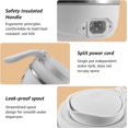thumbnail image 4 of Yazoeia Foldable Electric Kettle,700ml Electric Portable Kettle w Temperature Display, Us Plug Camping Kettle Separable Power Cord Touch Control Fast Boiling Lightweight Tea/Coffee Maker, 4 of 8