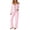 Pink, variant on WRKEKC Womens Pajama Sets Off Shoulder Long Sleeve Top with Pants Loungewear Sleepwear Set Soft Cotton Winter Pajama