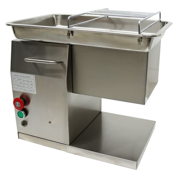 90T-B Commercial Meat Slicer Vertical Electric Food Cutting Machine with 5mm Blade 110V