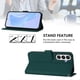 thumbnail image 3 of For Samsung Galaxy S24 FE Case Solid Color Wallet Leather Phone Cover with Strap - Nude, 3 of 5