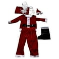 thumbnail image 3 of FEIFLY Women Christmas Theme Parties Santa Outfits Set For Adults 9 Piece For Festive Celebrations And Party Solid Color Festival Clothing, 3 of 6