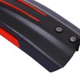 thumbnail image 2 of Soidarity 1 par de guardabarros delanteros y traseros para bicicleta, guardabarros para rueda de bicicleta de montaña, accesorios para ciclismo 20-26 Ciclismo negro rojo Soidarity OD0940-04, 2 of 6