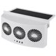 thumbnail image 2 of Ventilador de coche con energía solar Sistema de refrigeración automático Ventilador de coche Radiador de refrigeración Ahorro de energía Ventilador de coche Refrigerador - Blanco, 2 of 5