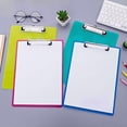 thumbnail image 4 of Clipboard A4 Size Document Forms Holder Low Profile Clip Hardboard for School Office Work Classroom 12.5 x 9 Inch 5pcs, 4 of 4