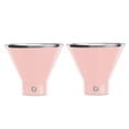 thumbnail image 1 of Juego de 2 unidades con forma de zorro de nieve Martini Glass, 240 ml, con aislamiento al vacío, color rosa, 1 of 6