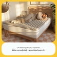 thumbnail image 4 of Cubre Colchón Nooz Memory Foam 5 cm carbón activado gris matrimonial, 4 of 8