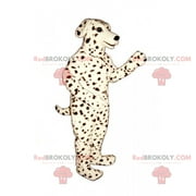Dog REDBROKOLY mascot - Dalmatian