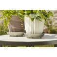 thumbnail image 3 of Better Homes & Gardens 9.75 inch Footed Galvanized Gray Metal Plant Saucer, 3 of 5