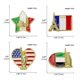 thumbnail image 2 of 4pcs Creative Breastpin Creative Women Brooches Chic Brooch Pin Costume Props Decoration Small Gift for Decor Use (A00262), 2 of 3