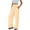 #149-Orange, variant on Cutuoiiu Women Gingham Print Smocked High Waist Wide Leg Pants with Pockets Casual Plaid Trousers Gifts