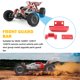 thumbnail image 3 of Vogacara Barra protectora de parachoques delantero anticolisión, piezas de control remoto, Rock Crawler, ajuste de vehículo mejorado, regalos para Kits de construcción modelo rojo Vogacara  FN001448-02, 3 of 6