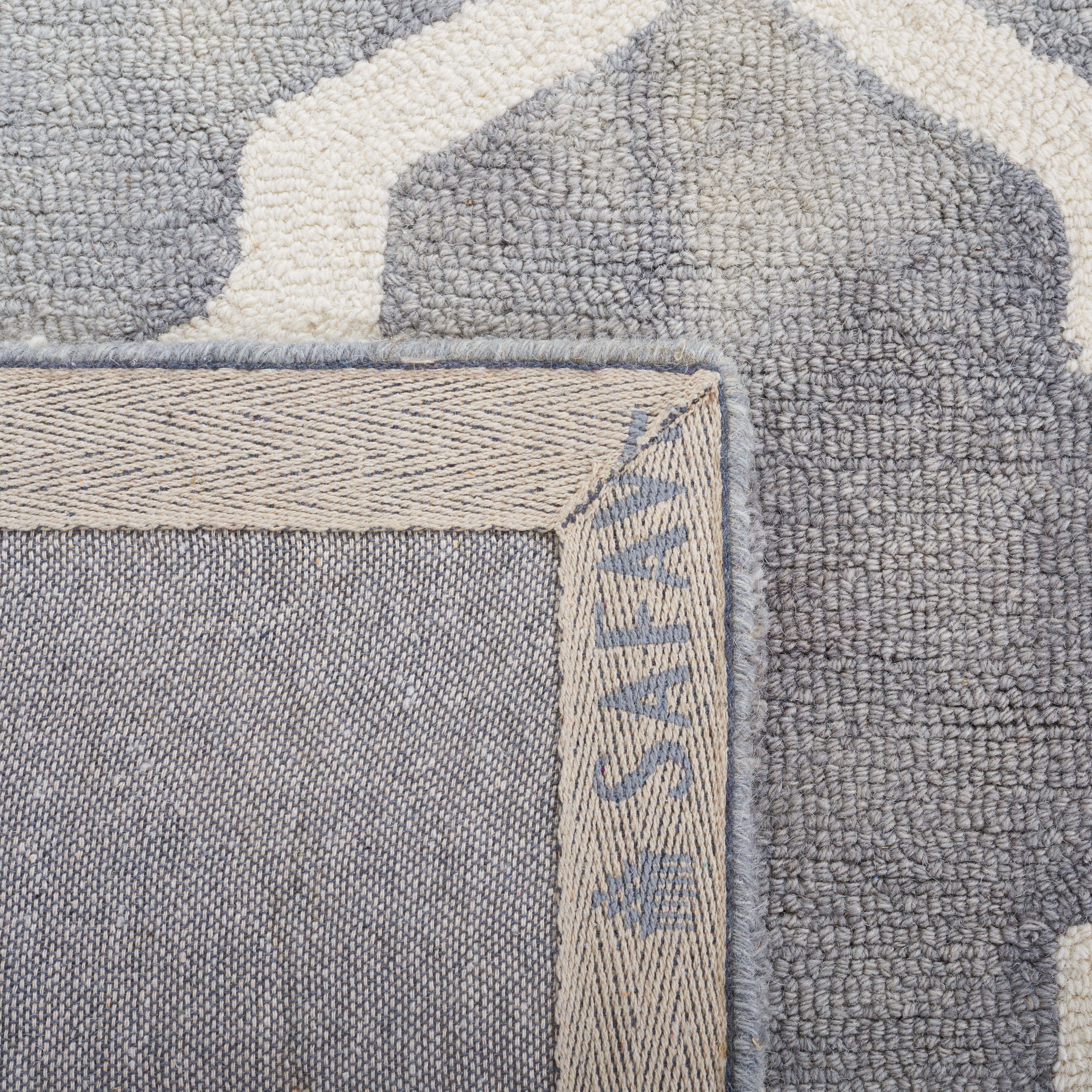 Safavieh Dip Dye Altan Distressed Wool Area Rug, Gray/Ivory, 10' x 14'