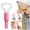 pink, variant on Siquannn Three- under Eye Stick Facial Scrub Pads Leather Eye Patch Exfoliating Face Pads Pore Vacuum High Frequency Wand Beauty & Personal Care Face Care Products Rose Quartz Roller