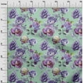 thumbnail image 2 of oneOone Organic Cotton Voile Fabric Triangle Geometric Printed Fabric 1 Yard 42 Inches Wide, 2 of 5