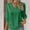 A1_Green, variant on Women's Lace V Neck Plain Lace Elegant Shirt 3/4 Sleeve Linen Blouse Plus Size Summer Gauzy Shirts Casual Loose Fit Lightweight Summer Tunic Shirts Solid Color Elegant Gauze Blouse White Xxl