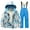 Sky Blue, variant on Boys and Girls Children's Ski Suits Girls Outdoor Thick Windproof Boys Baby Big Children Ski Clothes Waterproof Jumpsuits Winter Warm Snowboard Coat Outdoor Jackets(6,Pink)