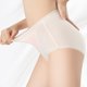 thumbnail image 5 of Gibobby Panty Microfibra con Encaje Calzoncillos de algodón para mujer Ropa interior de cálido menstrual de cintura media(Beige， XL), 5 of 5