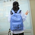 thumbnail image 4 of Mochila estampada para mochila de estudiante, mochila escolar con fiambrera (azul) Ndcxsfigh Para Estrenar, 4 of 5