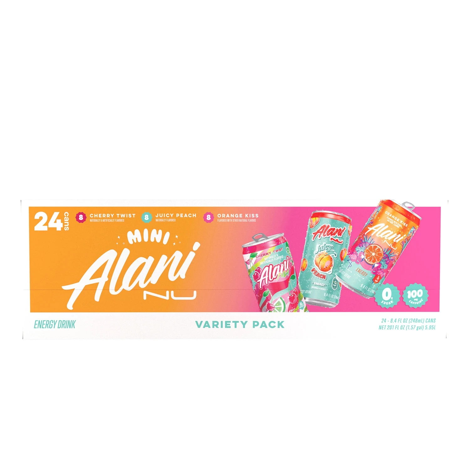 Alani Nu Mini Energy Drink Variety Pack – 24-Count Refreshment