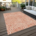 thumbnail image 6 of Addison Rugs Chantille Indoor/Outdoor Transitional Swirls Salmon Washable Rectangle Rug, 9' x 12', 6 of 6