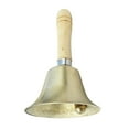 thumbnail image 2 of Vintage Copper Handbell Hand Shaking en Handle Craft Gift, 2 of 8