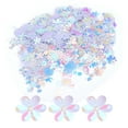 thumbnail image 4 of Confetti FlowerShaped Glitter Sequins Spangles Party Wedding Sprinkle Part Decoration Supplies(Colorful White ), 4 of 8