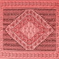 thumbnail image 1 of Ahgly Company Indoor Square Medallion Red Traditional Area Rugs, 4' Square, 1 of 4