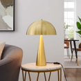thumbnail image 2 of Table Lamp, Gold, Metal, Modern Contemporary, Mid Century Living Kitchen Cafe Bistro Restaurant Hospitality, 2 of 8
