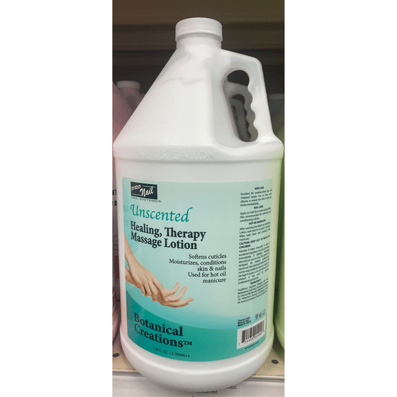 PRONAIL - Healing Therapy Massage Lotion, Unscented - Soothes and Nourishes Skin - 128Oz