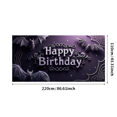thumbnail image 3 of Birthday Party Backdrop Banner for Celebration Festive Background Decorations Colorful Happy Birthday Supplies Photography Props Event Decor, 3 of 4