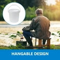 thumbnail image 6 of HEMOTON White Plastic Storage Bucket with Secure Lid 10L Capacity for Home and Industrial Use, 6 of 8