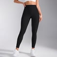 thumbnail image 4 of Celsior Compression Leggings for Women Booty Butt Lifting Leggings High Waisted Scrunch Butt Lifting Leggings Sculpting Yoga Fitness Pants Workout Yoga Pants Scrunch Butt Compression Legging Black L, 4 of 7