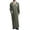 Army Green, variant on Lilgiuy Men's Muslim Robe Arab Middle Robe Pattern Embroidery Long Sleeve Standing Neck Pocket Long Shirt Fashion Casual Robe Outwear