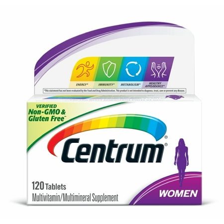 Centrum Women Multivitamin Tablets, 120 ct
