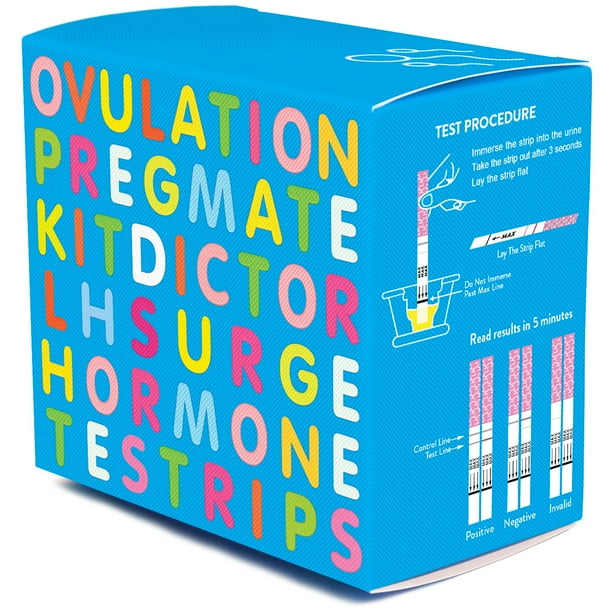 PREGMATE 100 Ovulation Test Strips Predictor Kit (100 Pack) Walmart