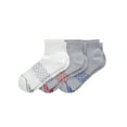 thumbnail image 3 of Ankle Socks Pack, 3 Pairs, Absolute Comfort Moisture-Wicking Socks for Men, Cotton Blend, 3 of 7