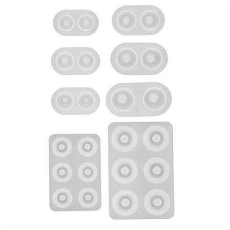 8 Sizes/ Set Doll Eye Mold Resin Pressure Eye Silicone Beads Mould Base