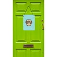 thumbnail image 2 of Caroline's Treasures BB1187DS1216 Checkerboard Blue Chocolate Brown Shih Tzu Wall or Door Hanging Prints, 12x16,, 2 of 2