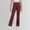 Wine, variant on Girls Uniform Pants Dress Pants High Stretchy 5-14 Y (Green 13-14 Years)